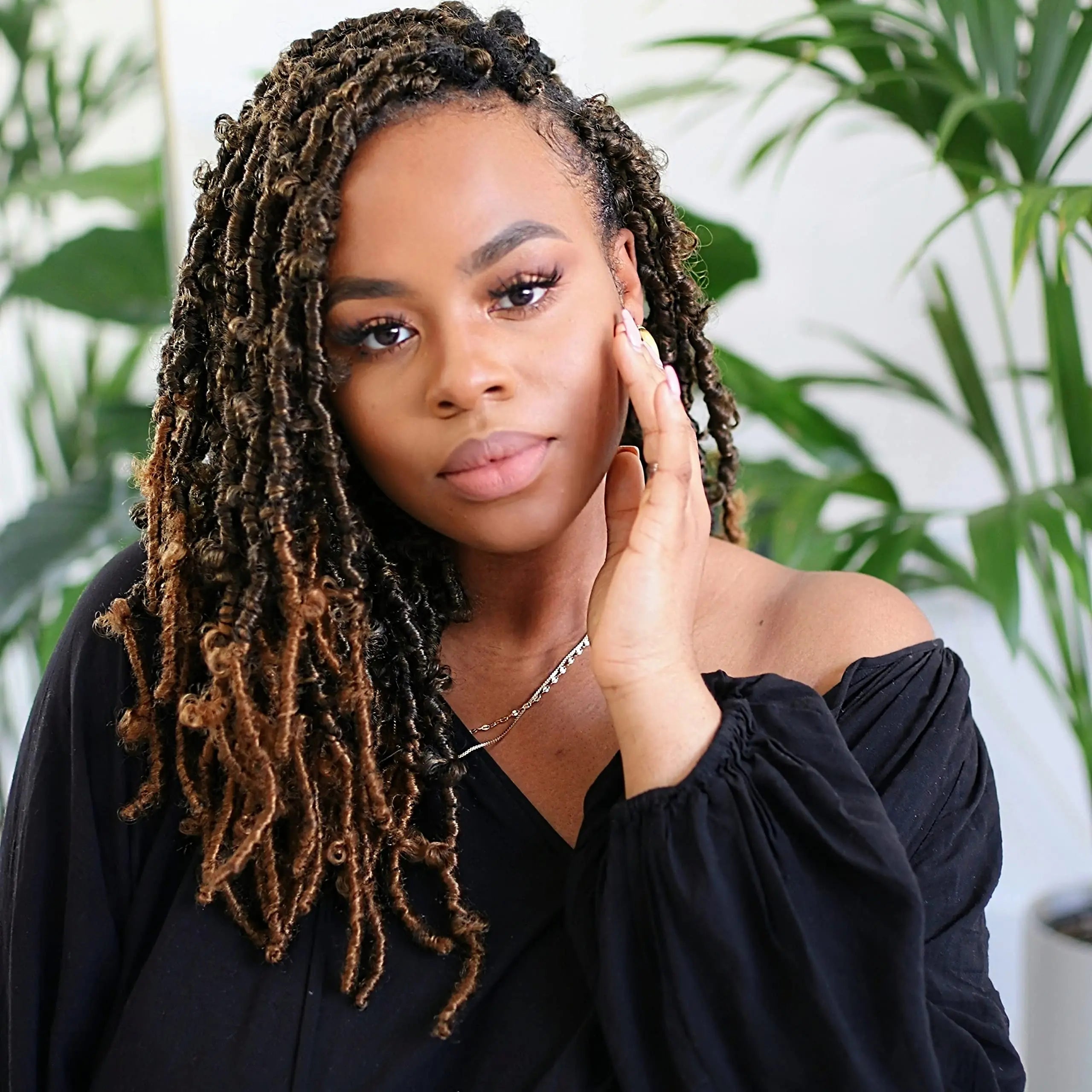 Toyotress Distressed Butterfly Locs Pre-twisted Distressed Synthetic Crochet Hair